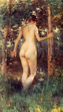  Stewart Art Painting - Study Of A Nude Woman women Julius LeBlanc Stewart